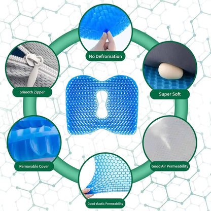 Silicone Ice Pad Insulated Car Seat Cushion
