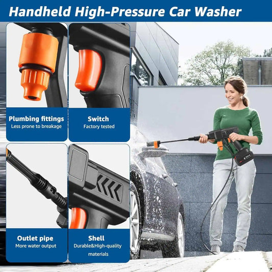 High Pressure Water Gun for Car, Tiles & Garden