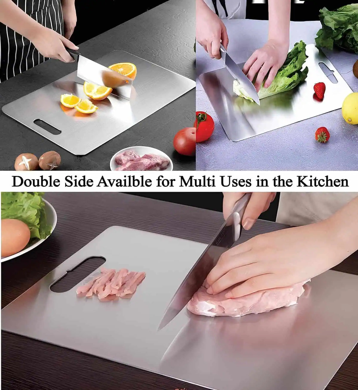 Titanium Chopping Board for Kitchen by Al Tijarat UAE
