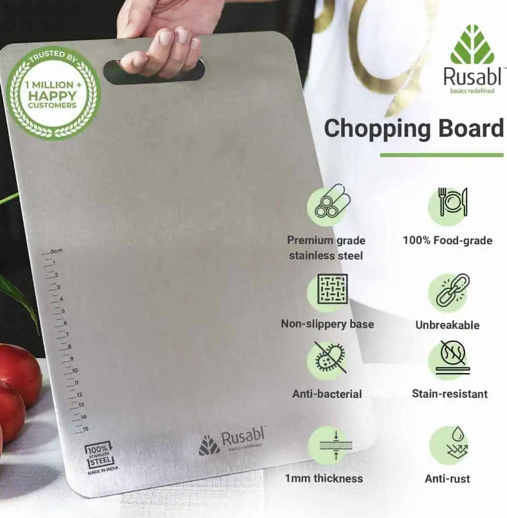 Titanium Chopping Board for Kitchen by Al Tijarat UAE