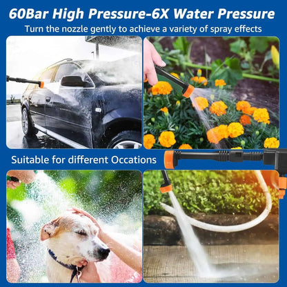 High Pressure Water Gun for Car, Tiles & Garden