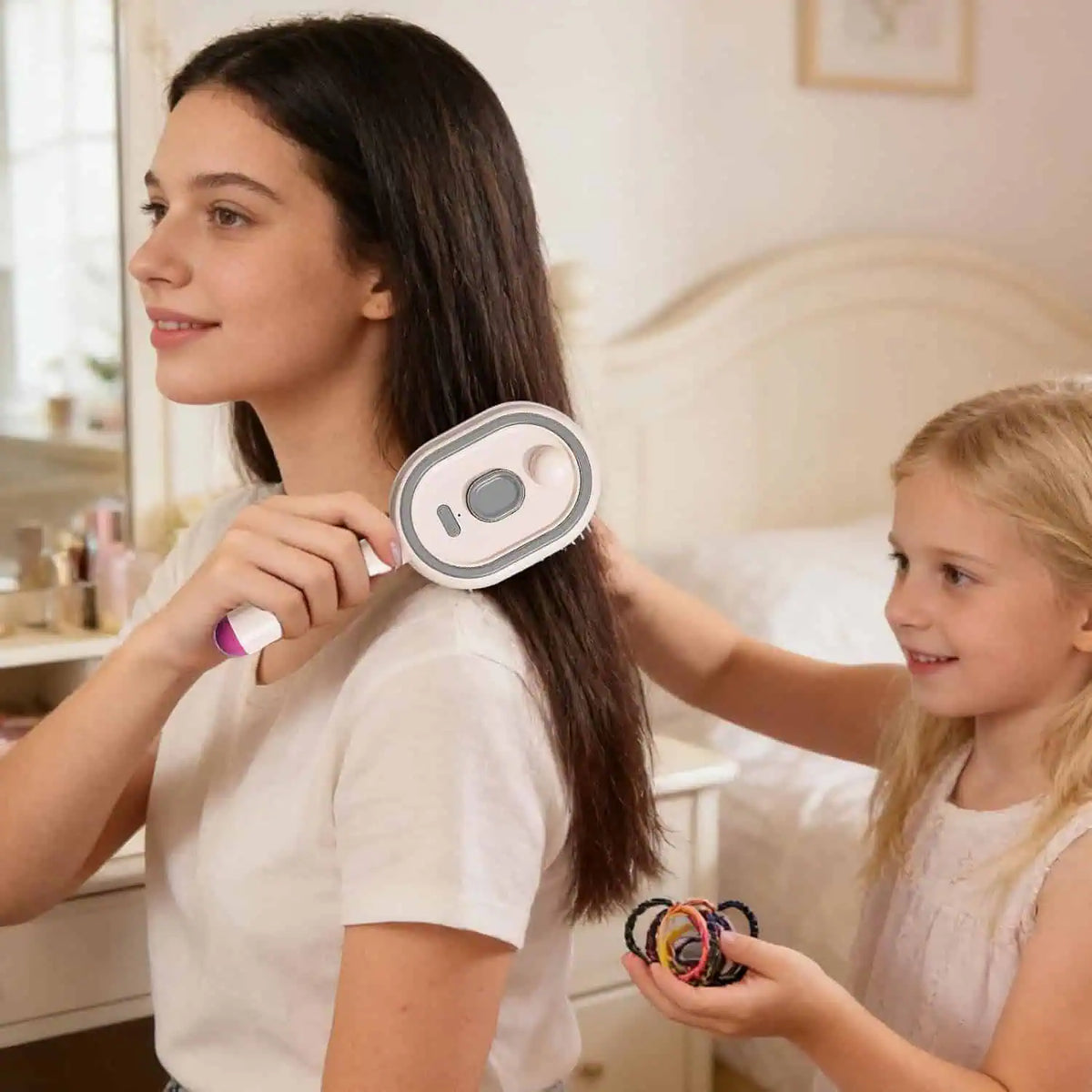 Steam Brush | Rechargeable Detangling Tool with Oil